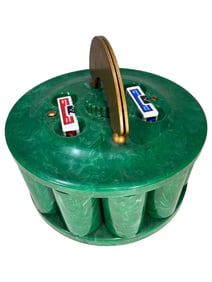 Turnit MFG Co Bakelite Rotating Pocker Chip Caddy Rack