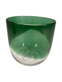 Vintage Green Glass Bowl