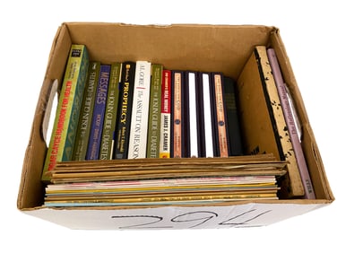 Lot of 15 Books & 23 Musical Scores in a Box