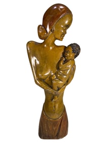 Hagenauer Style Maternity Wood Sculpture