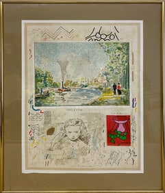 Michael EISEMANN (1943) Israeli Lithograph, 224/300