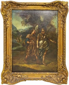 18th/19th C European Oil on Canvas Painting