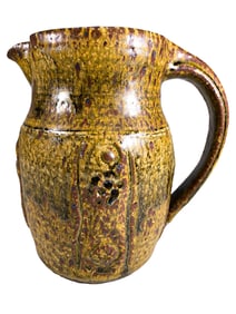 La Borne Style Pottery Pitcher