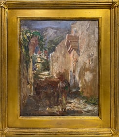 Probably Sergej Alexandrow. MAKO (1885-1953) Russian Oil on Board