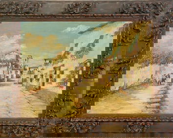 V. LLORCA (XX) Spanish Granada Oil on Canvas