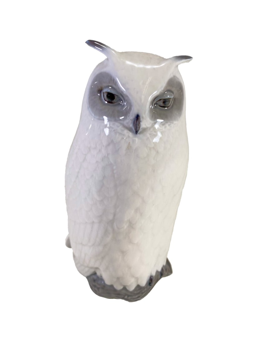 Royal Copenhagen Owl Porcelain Statue (1 of 5)