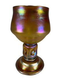 Probably Louis Confort Tiffany Iridescent Glass