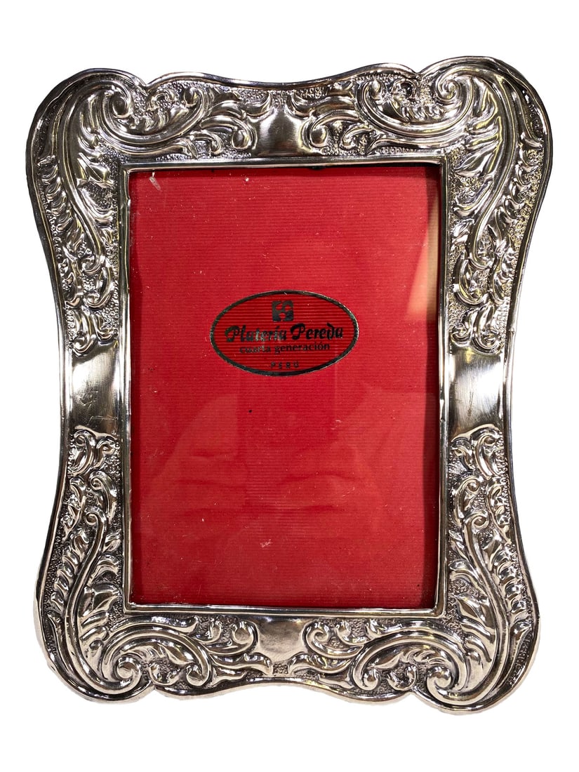 Plateria Pereda, Peru 950 Silver Picture Frame (1 of 5)