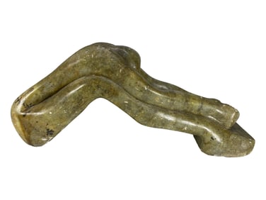 Modern Nude Green Alabaster Sculpture