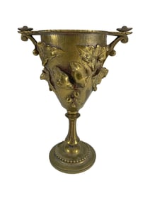 Antique French Bronze Chalice