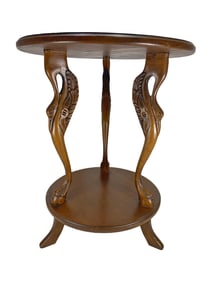 Vintage Italian Swan Side Table