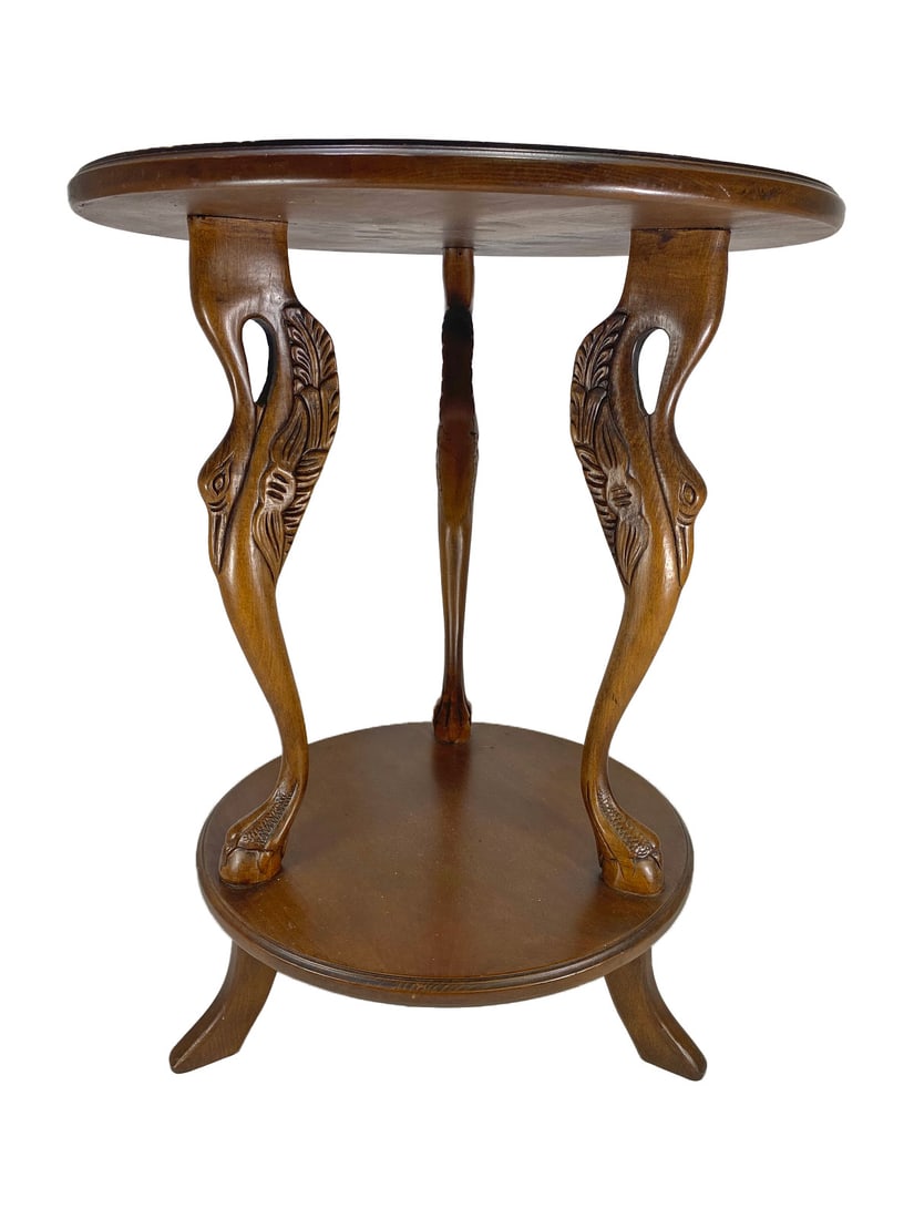 Vintage Italian Swan Side Table (1 of 5)