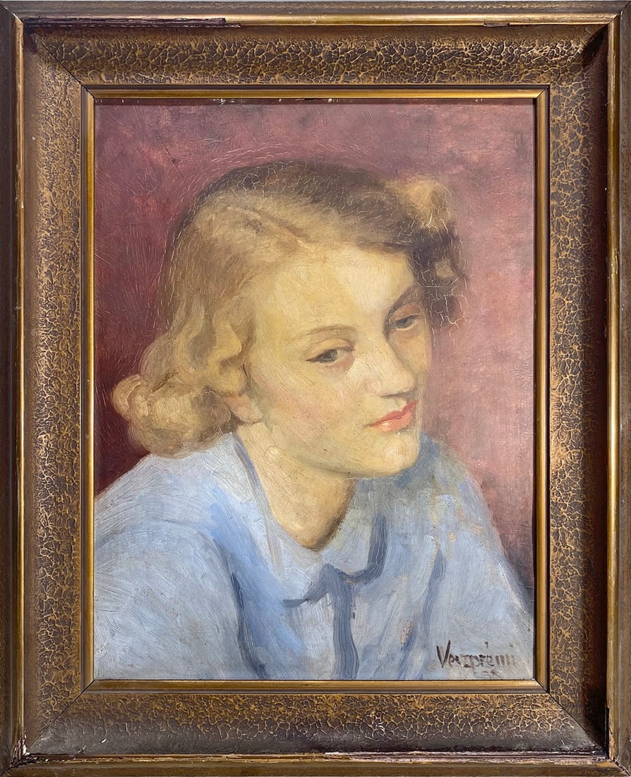 Rozsi VESZPREMI (1892-1957) Hungarian Painting: Rozsi VESZPREMI (1892-1957) Hungarian Painting. 21 7/8 x 17 5/8 in framed.Good condition. Local Pick up call one day before to make an appointment. TO SHIP THIS ITEM IN USA OR INTERNATIONAL, PLEASE CO