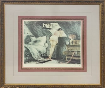 Louis ICART Attic Room Print