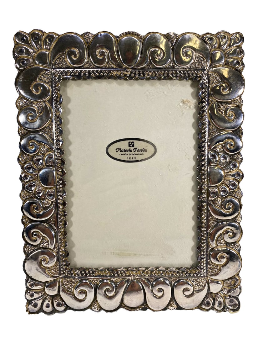 Plateria Pereda, Peru 950 Silver Picture Frame (1 of 4)