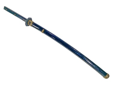 Vintage Black Lacquer Katana