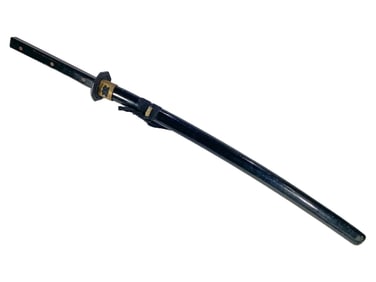 Vintage Black Lacquer Katana