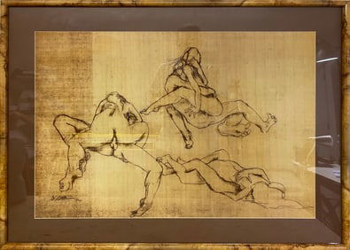 Signed A. GOLDSTEIN Erotic Print