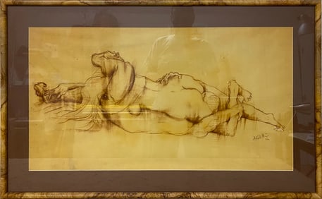 Signed A. GOLDSTEIN Erotic Print