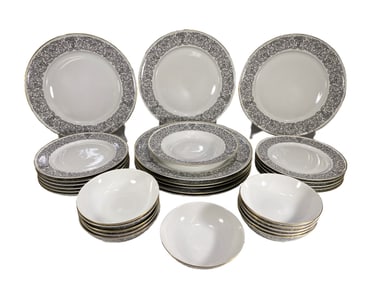 Arzberg, Germany Medici Black 31 Pcs Set