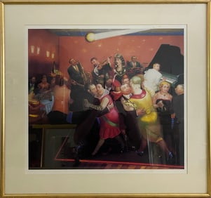 1986 Jazz Dancing Giclee on Paper Print