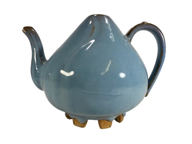 Vintage Oriental Celadon Bottom Filling Kettle