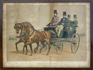 Lemercier, Paris Antique French Print