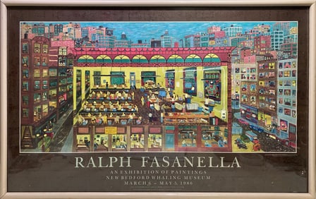 Ralph FASANELLA 1986 Exhibition Poster