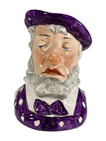 Royal Dux Bohemia Big Character Toby Jug