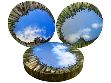 Set of 3 Prints on Canvas by Alberto Blanco, Cuban
