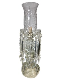 Vintage Luster Glass Lamp