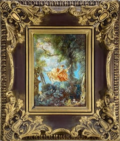 Lady on a Swing by Fragonard Reproduction Painting
