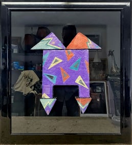 Modern Paper Collage Sculpture by Peggy Banks
