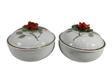 Limoges, France Hand Painted Porcelain Bowls