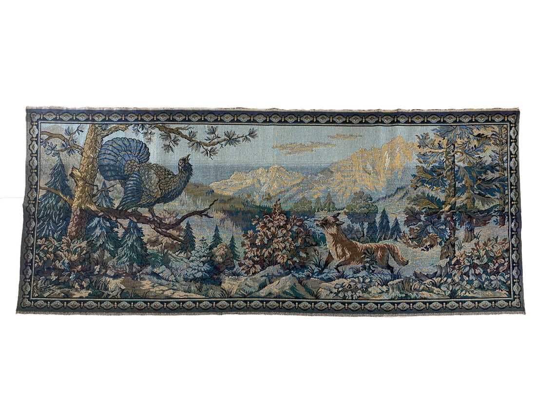 Fox & Turkey Wall Gobelin (1 of 5)