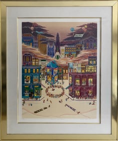 Melanie Taylor KENT Merry Christmas Lithograph