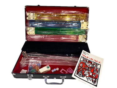 Mah Jongg Chinese Game with Case
