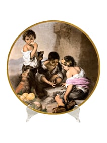 JKW West Germany Murillo Painting Plate