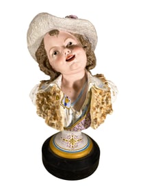 Hector Joseph LEMAIRE (1846-1933) Bisque Bust