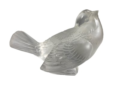 R Lalique Moineau Moqueur Paperweight