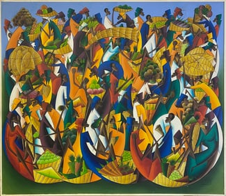 Fritz ROCK (1944) Haitian Painting