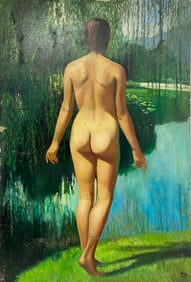 Marc Olivier GREGOIRE (1897-1991) French Nude Painting