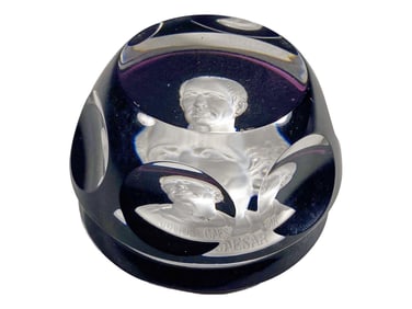 Julius Caesar, Baccarat The Franklin Mint 1976 Paperweight