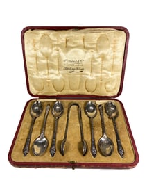 James Deakin & Sons English Silver Set