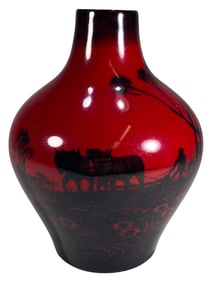 Royal Doulton Flambe Small Porcelain Vase