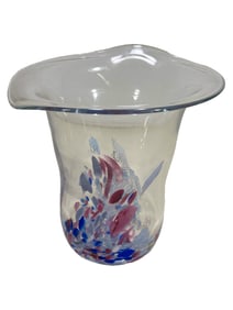 Halling Art Glass Flower Vase