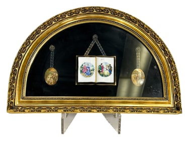 3 Vintage Gilt Framed Miniatures