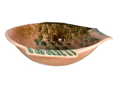 1960s Baldelli, Italy Pottery Fish Tray