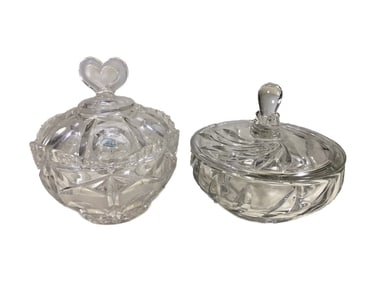 Price Crystal & Indiana Glass Candy Dishes