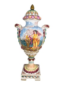 Vintage French Porcelain Urn